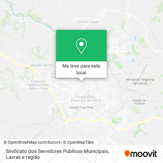 Sindicato dos Servidores Públicos Municipais mapa