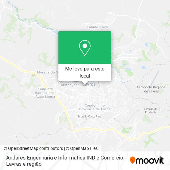 Andares Engenharia e Informática IND e Comércio mapa