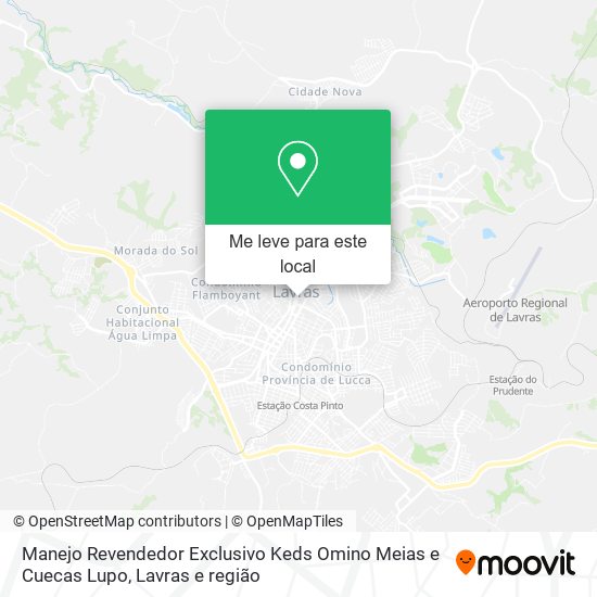 Manejo Revendedor Exclusivo Keds Omino Meias e Cuecas Lupo mapa