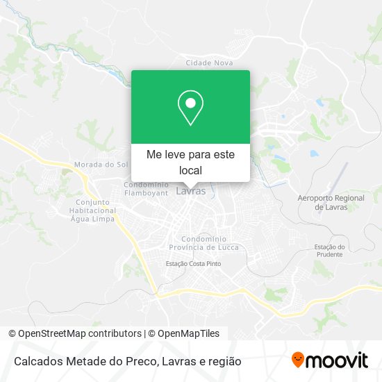 Calcados Metade do Preco mapa