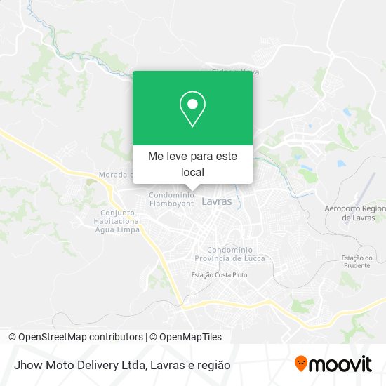 Jhow Moto Delivery Ltda mapa