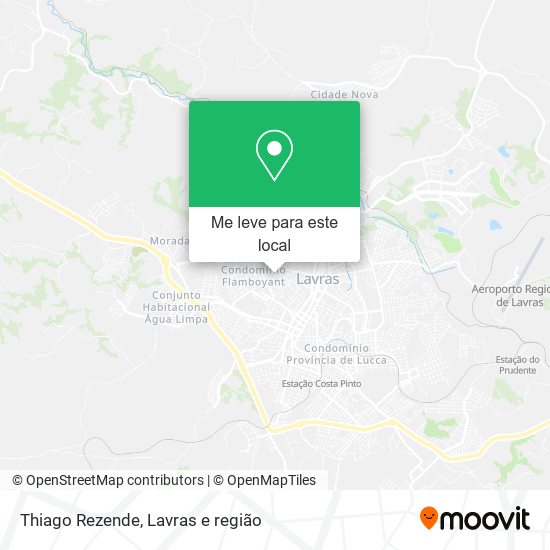 Thiago Rezende mapa