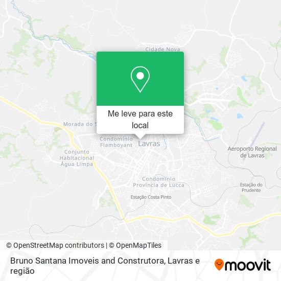 Bruno Santana Imoveis and Construtora mapa