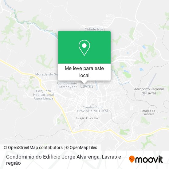 Condomínio do Edifício Jorge Alvarenga mapa