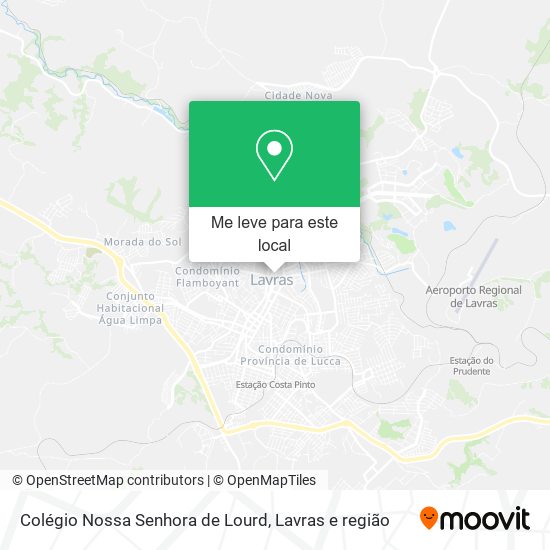 Colégio Nossa Senhora de Lourd mapa