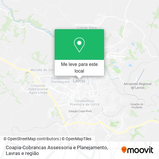 Coapia-Cobrancas Assessoria e Planejamento mapa