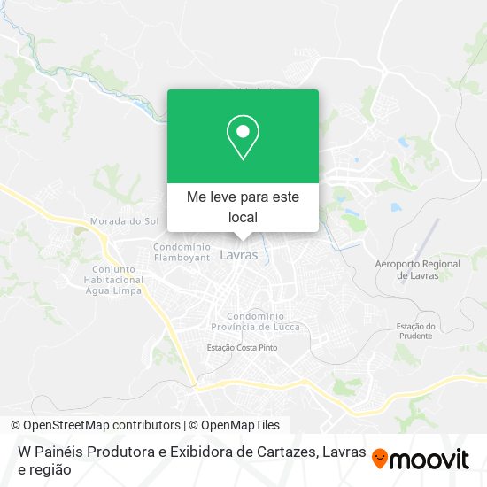 W Painéis Produtora e Exibidora de Cartazes mapa