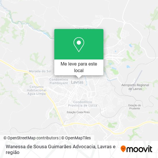 Wanessa de Sousa Guimarães Advocacia mapa