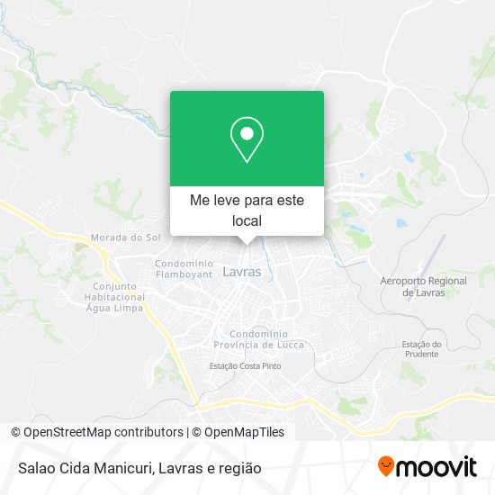 Salao Cida Manicuri mapa