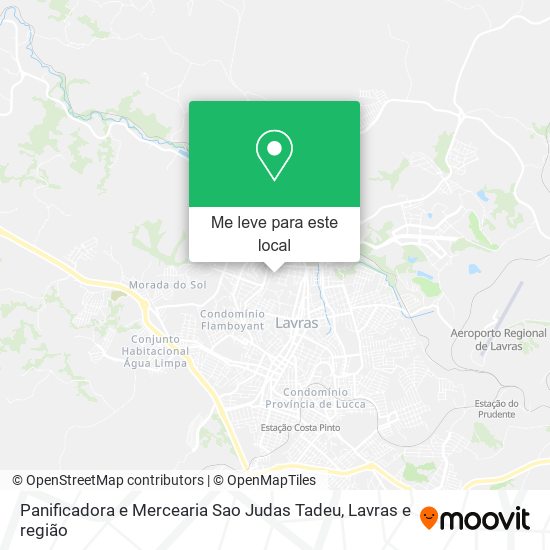 Panificadora e Mercearia Sao Judas Tadeu mapa