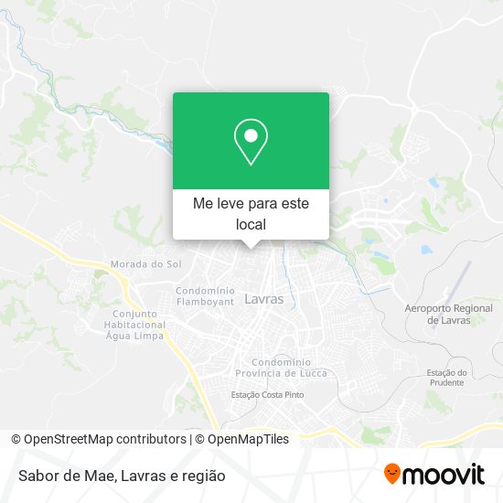 Sabor de Mae mapa