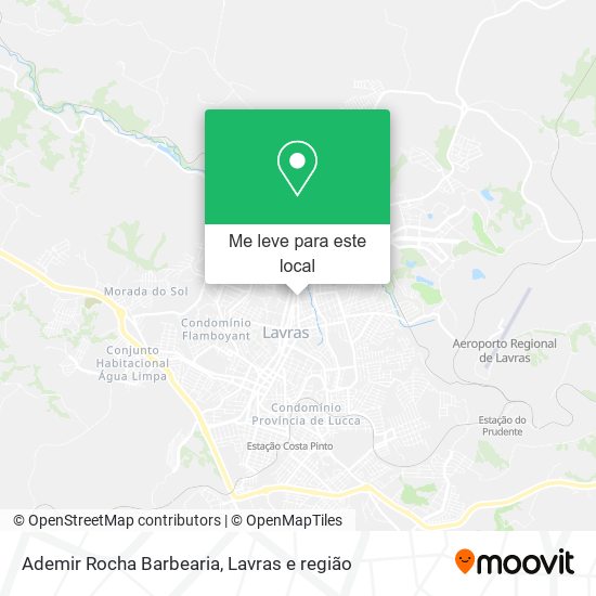 Ademir Rocha Barbearia mapa