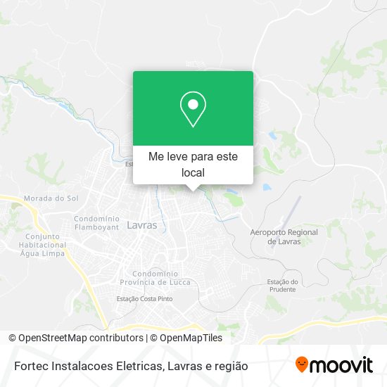 Fortec Instalacoes Eletricas mapa