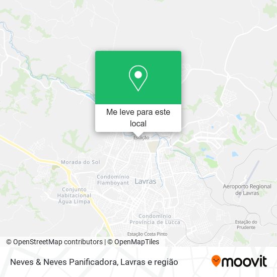 Neves & Neves Panificadora mapa