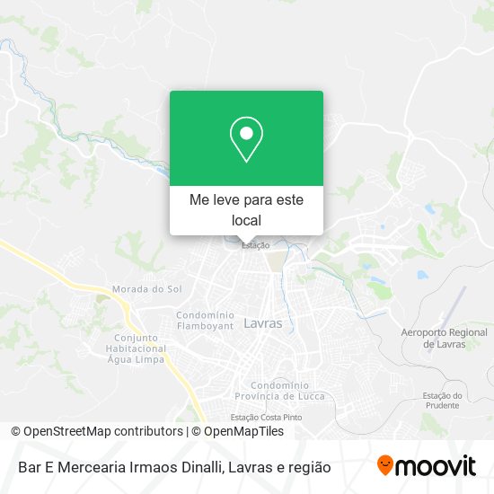 Bar E Mercearia Irmaos Dinalli mapa