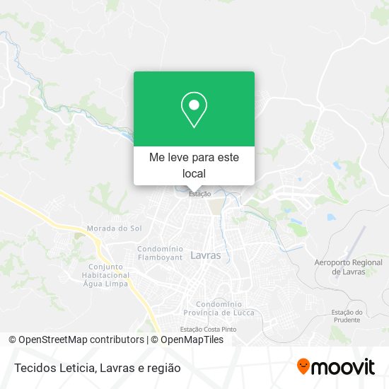 Tecidos Leticia mapa