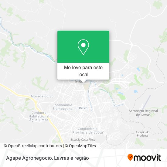 Agape Agronegocio mapa