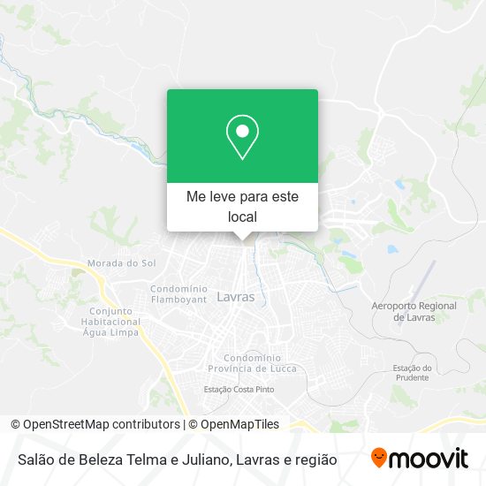 Salão de Beleza Telma e Juliano mapa