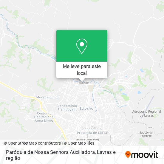 Paróquia de Nossa Senhora Auxiliadora mapa