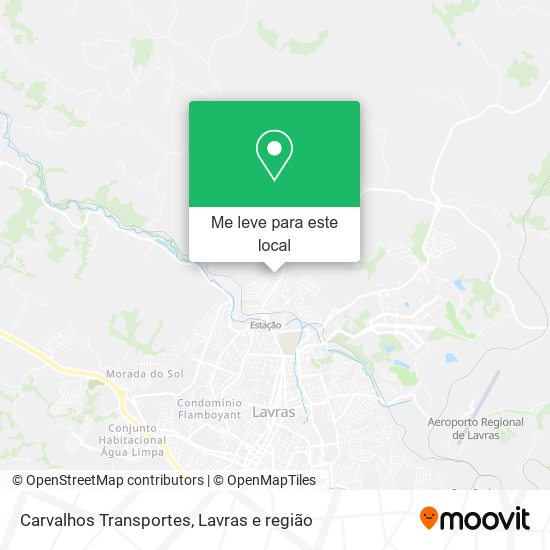 Carvalhos Transportes mapa