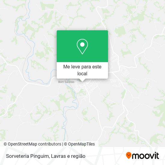 Sorveteria Pinguim mapa