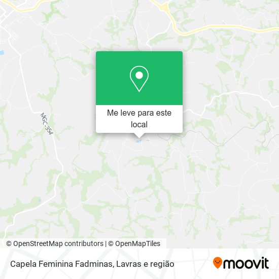 Capela Feminina Fadminas mapa