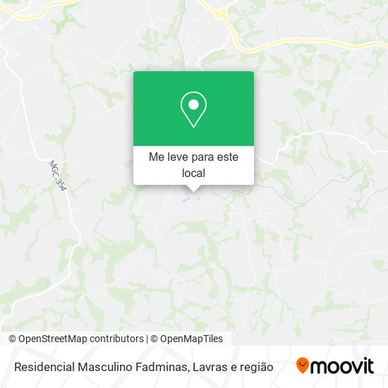 Residencial Masculino Fadminas mapa