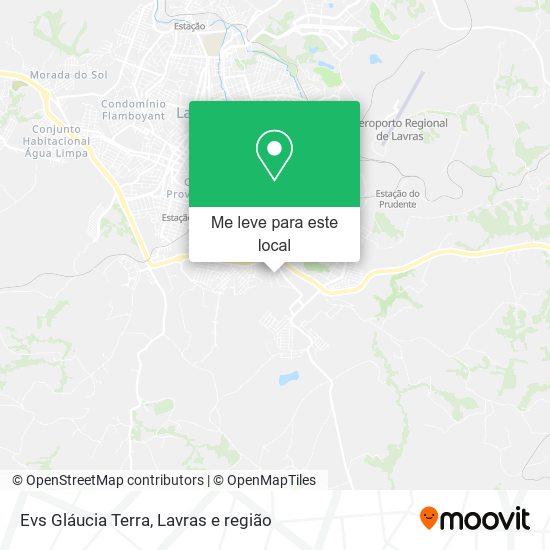 Evs Gláucia Terra mapa