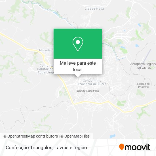 Confecção Triângulos mapa