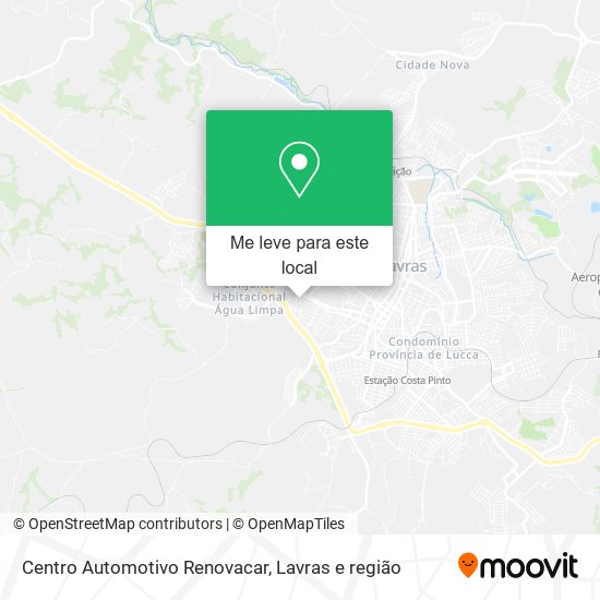 Centro Automotivo Renovacar mapa