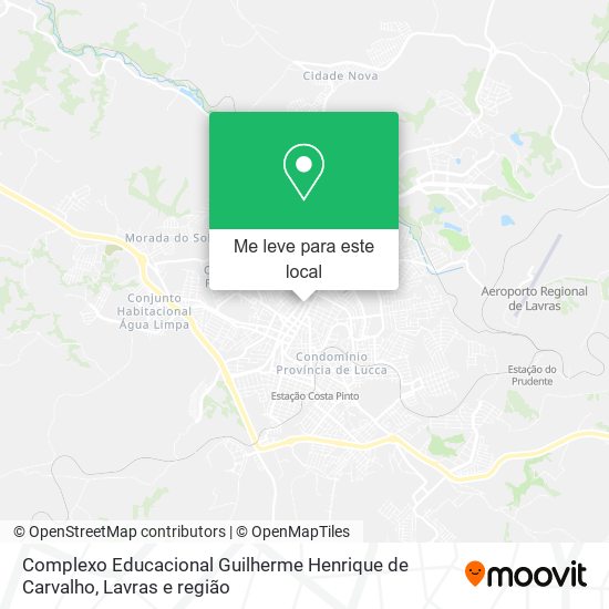 Complexo Educacional Guilherme Henrique de Carvalho mapa