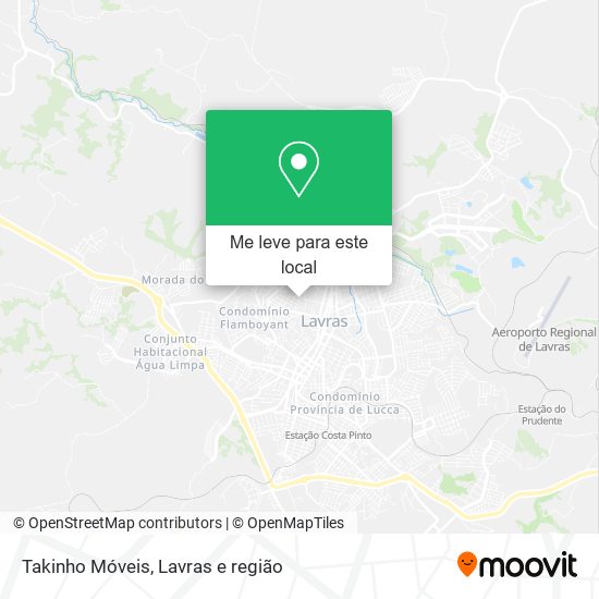 Takinho Móveis mapa