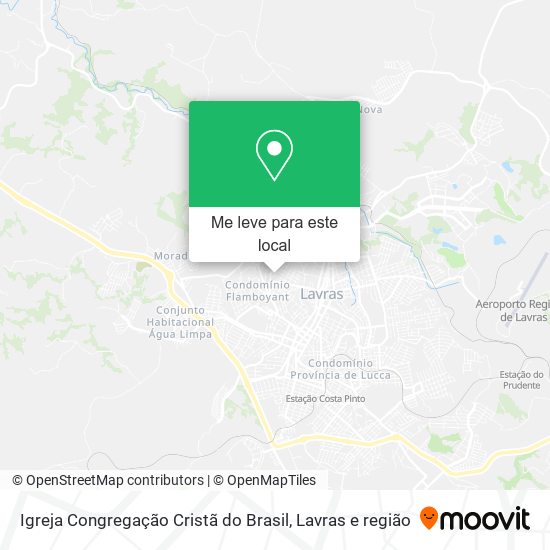 Igreja Congregação Cristã do Brasil mapa