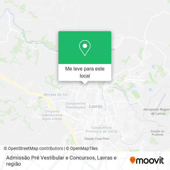 Admissão Pré Vestibular e Concursos mapa