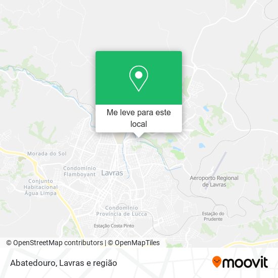 Abatedouro mapa