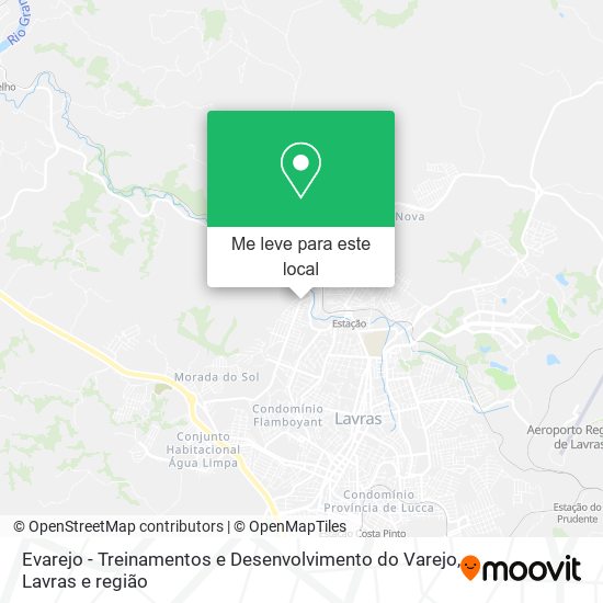 Evarejo - Treinamentos e Desenvolvimento do Varejo mapa