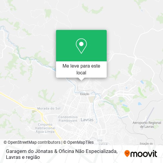 Garagem do Jônatas & Oficina Não Especializada mapa