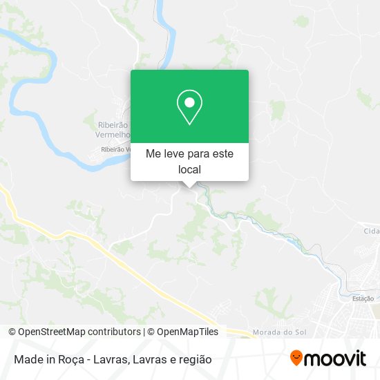 Made in Roça - Lavras mapa