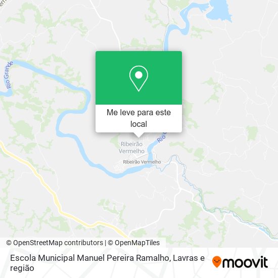 Escola Municipal Manuel Pereira Ramalho mapa