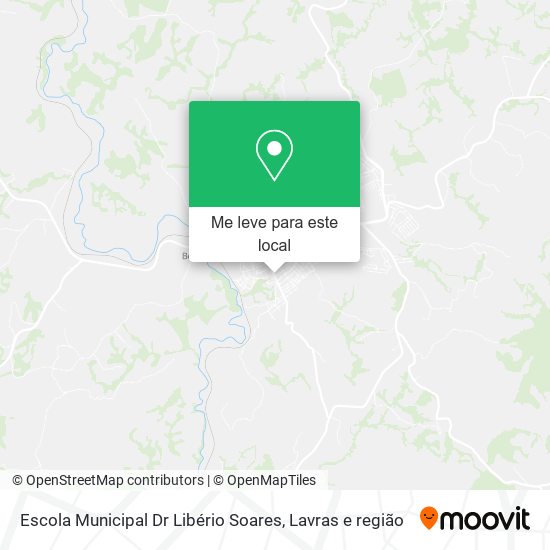 Escola Municipal Dr Libério Soares mapa