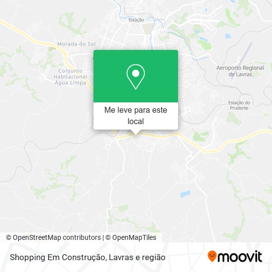 Shopping Em Construção mapa