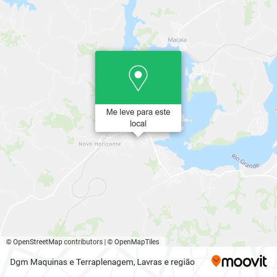 Dgm Maquinas e Terraplenagem mapa