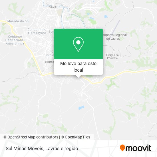 Sul Minas Moveis mapa