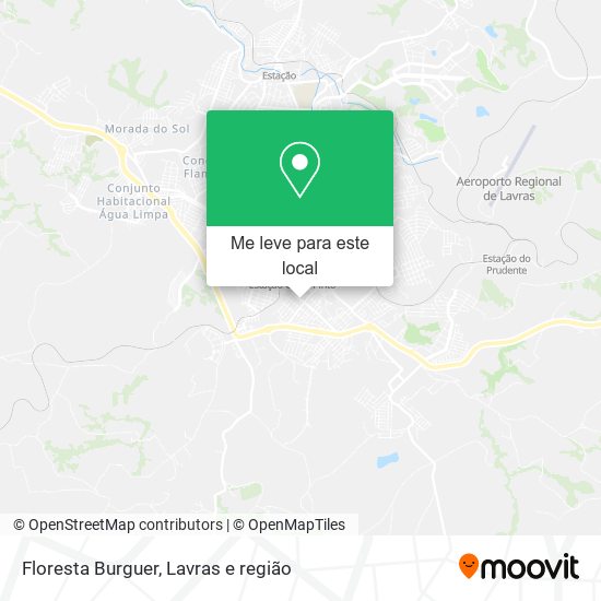 Floresta Burguer mapa