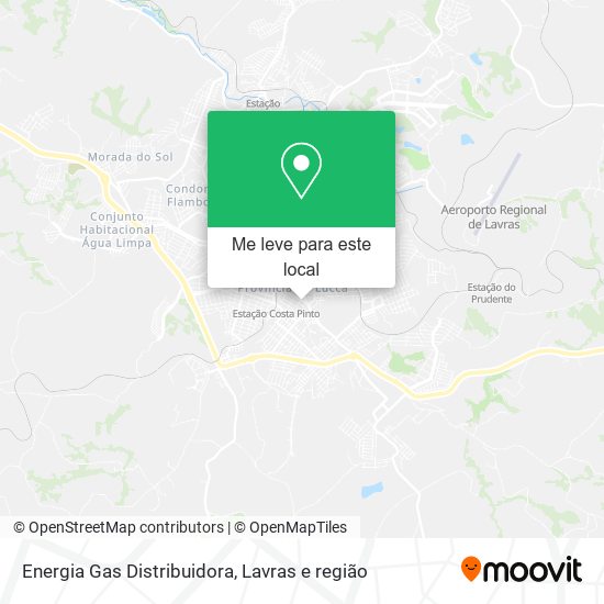 Energia Gas Distribuidora mapa