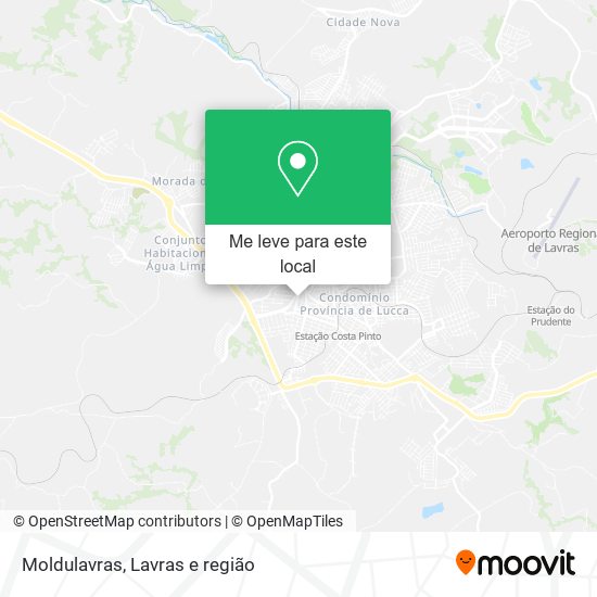 Moldulavras mapa