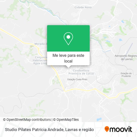 Studio Pilates Patrícia Andrade mapa