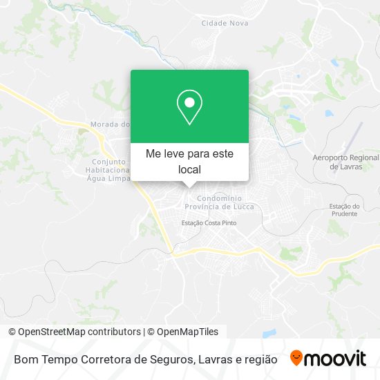 Bom Tempo Corretora de Seguros mapa