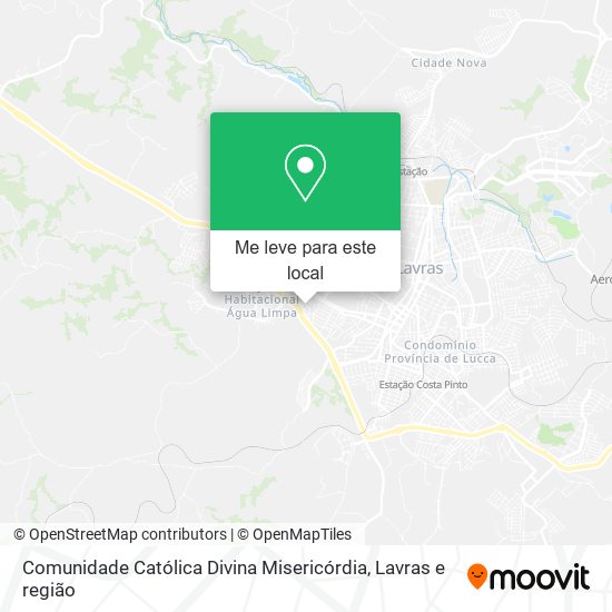 Comunidade Católica Divina Misericórdia mapa