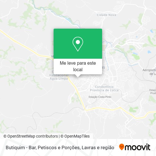 Butiquim - Bar, Petiscos e Porções mapa